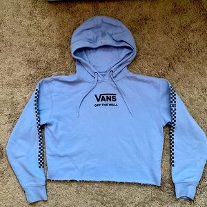 Iff the wall Vans cropped sweater with hoodie